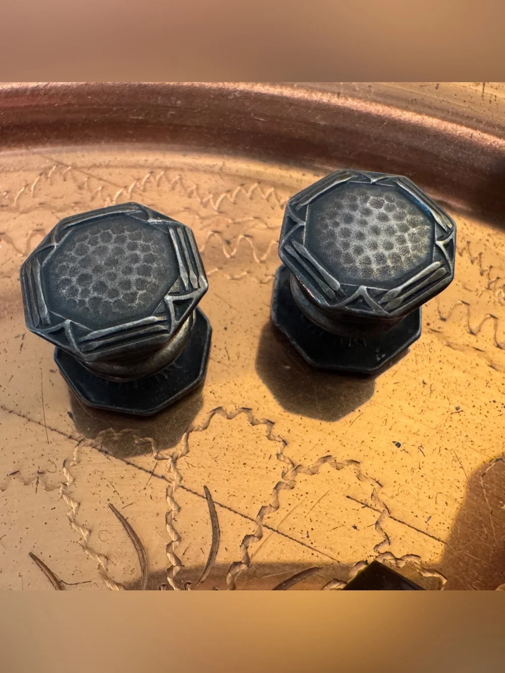 Art Deco Vintage Kum-A-Part Baer & Wilde Cufflinks 1915-35